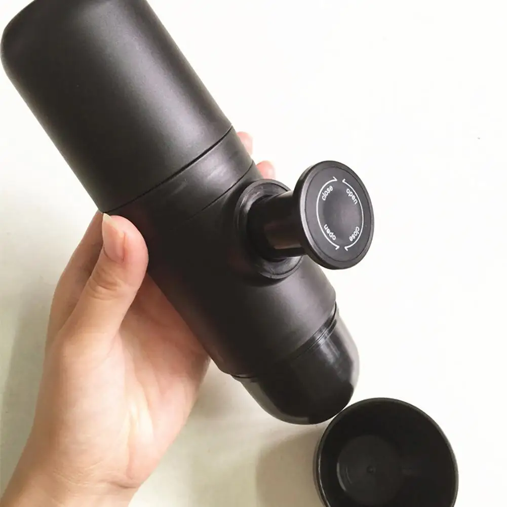 

Manual Coffee Maker Hand Operated Espresso Machine Pot Portable Outdoor Travel Coffee Maker