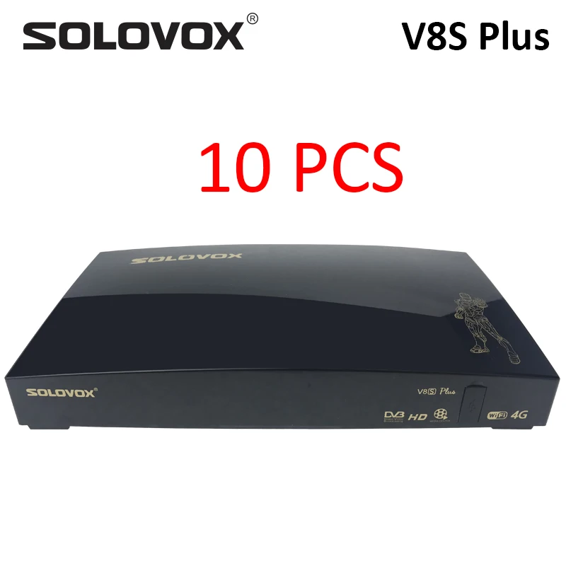 Спутниковый ТВ приемник SOLOVOX V8S PLUS 10 шт. HD DVB S2 Поддержка USB WIFI 3G 4G MARSX YouTube Xtream Ali3511