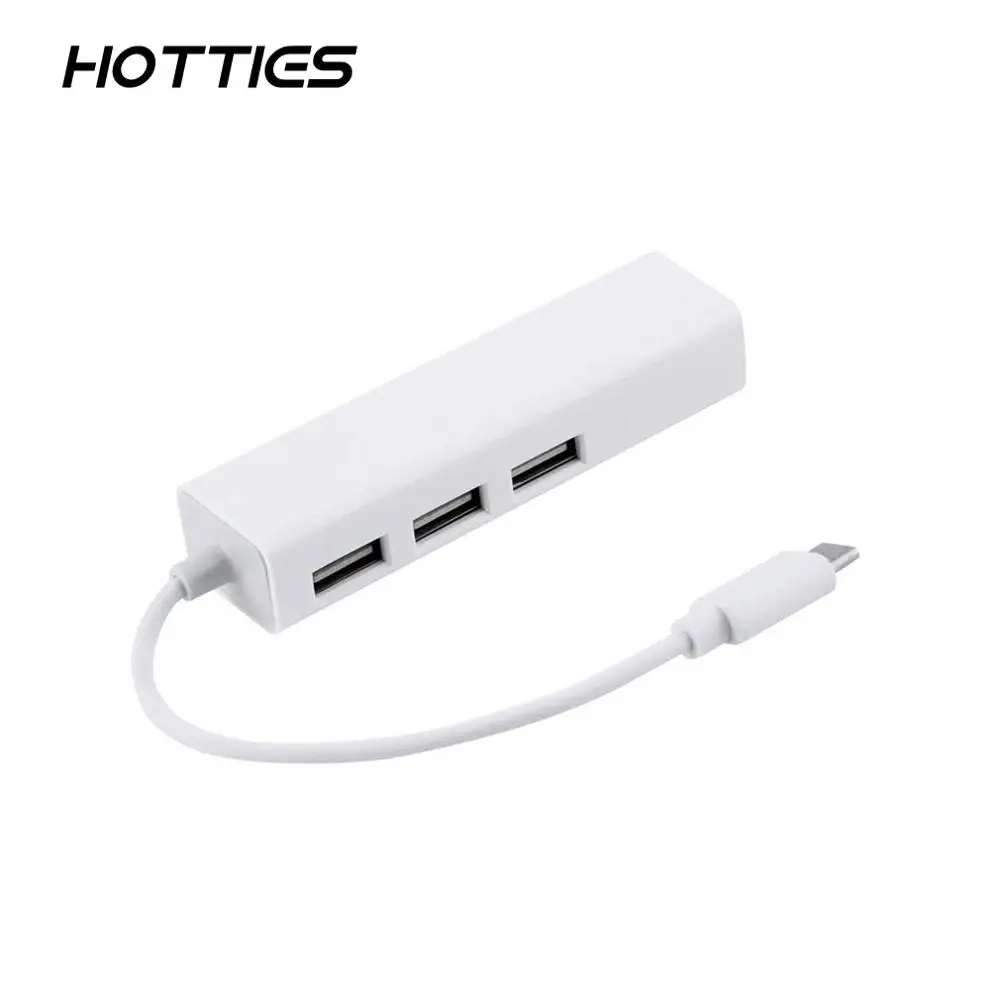 USB 3,1 Тип C USB-C несколько 3 портов концентратор с Ethernet Сетевая карта