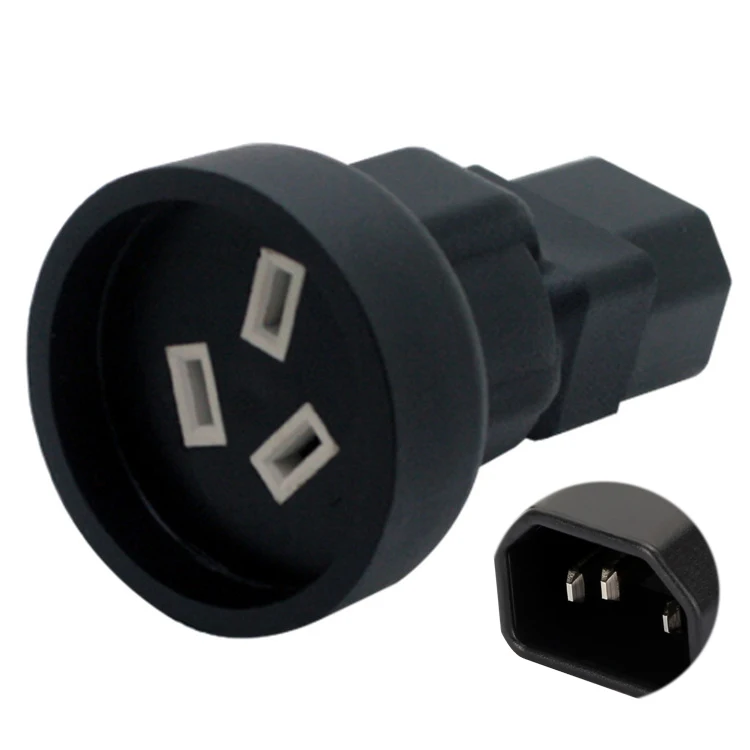 IEC320 C14 к SAA PDU конвертер штекер IEC 320 para 3 pin Женский адаптер питания | Электроника