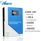 Гибридный солнечный инвертор Anern, 5000 кВт, а, точность MPPT, немодулированный синусоидальный сигнал, Вт, PV-вход, В постоянного тока, без батареи, работает с Wi-Fi