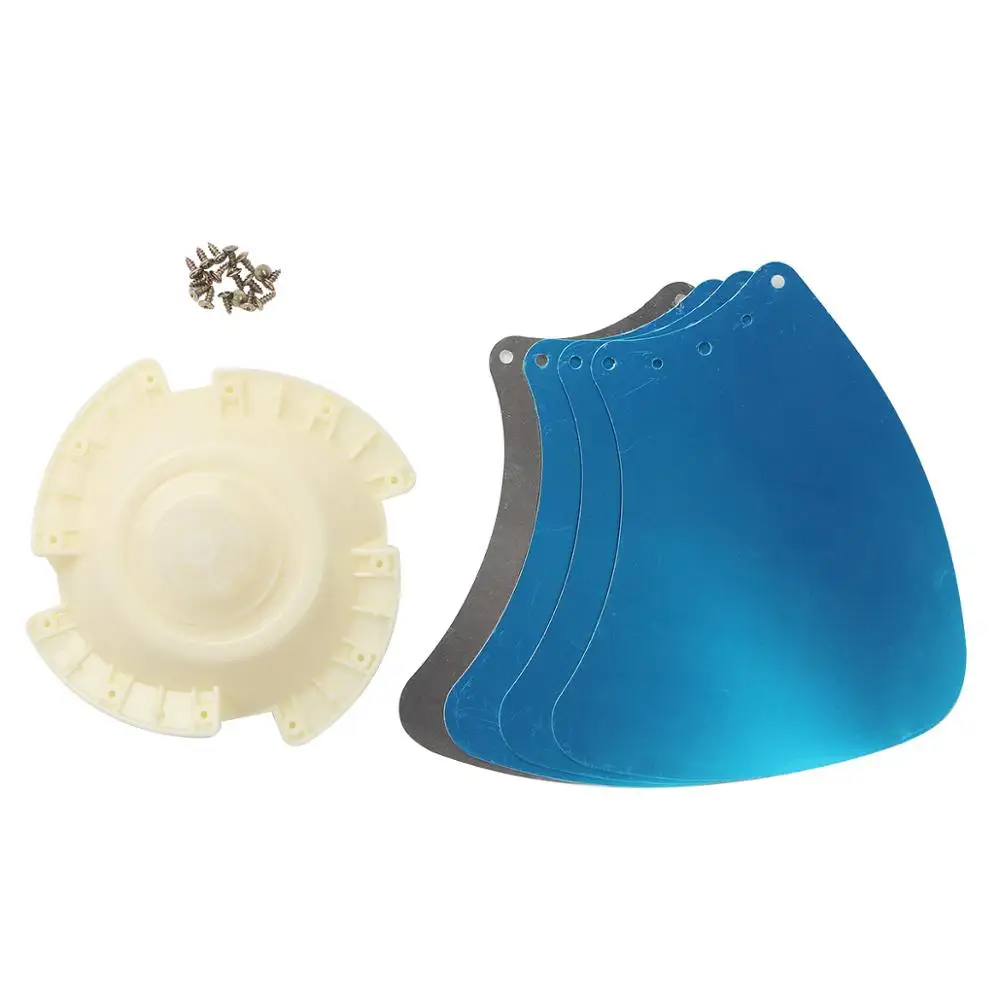 18 Inch Big Wind Fan Blade Premium Aluminum Four Leaves Cooling Impellor with Nut Cover Household Stand/Table Fanner Accessories |