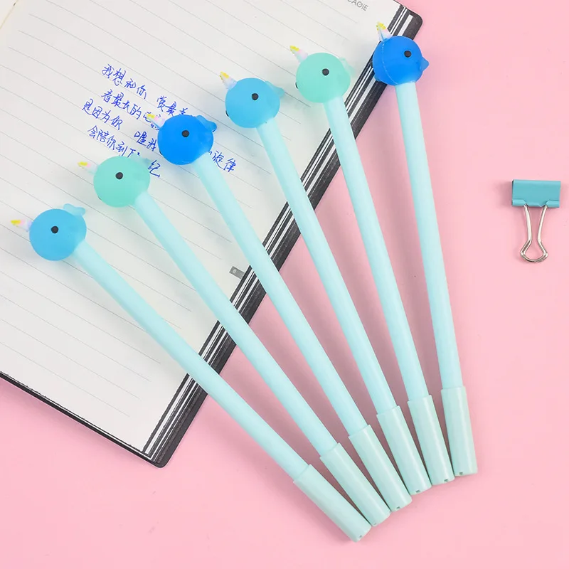 1 шт. милые миленькие в японском стиле (Каваий нарвала КИТ гелевая ручка 0 5 мм