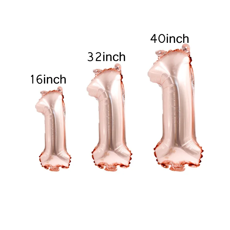 32 дюймовые цифры шары синие черные красные золотые серебряные фольгированные