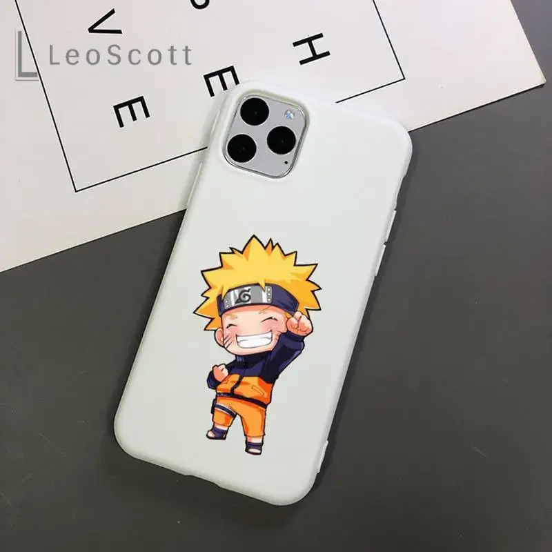 

Naruto Uzumaki anime cool cute Phone Case Candy Color for iPhone 11 12 mini pro XS MAX 8 7 6 6S Plus X 5S SE 2020 XR