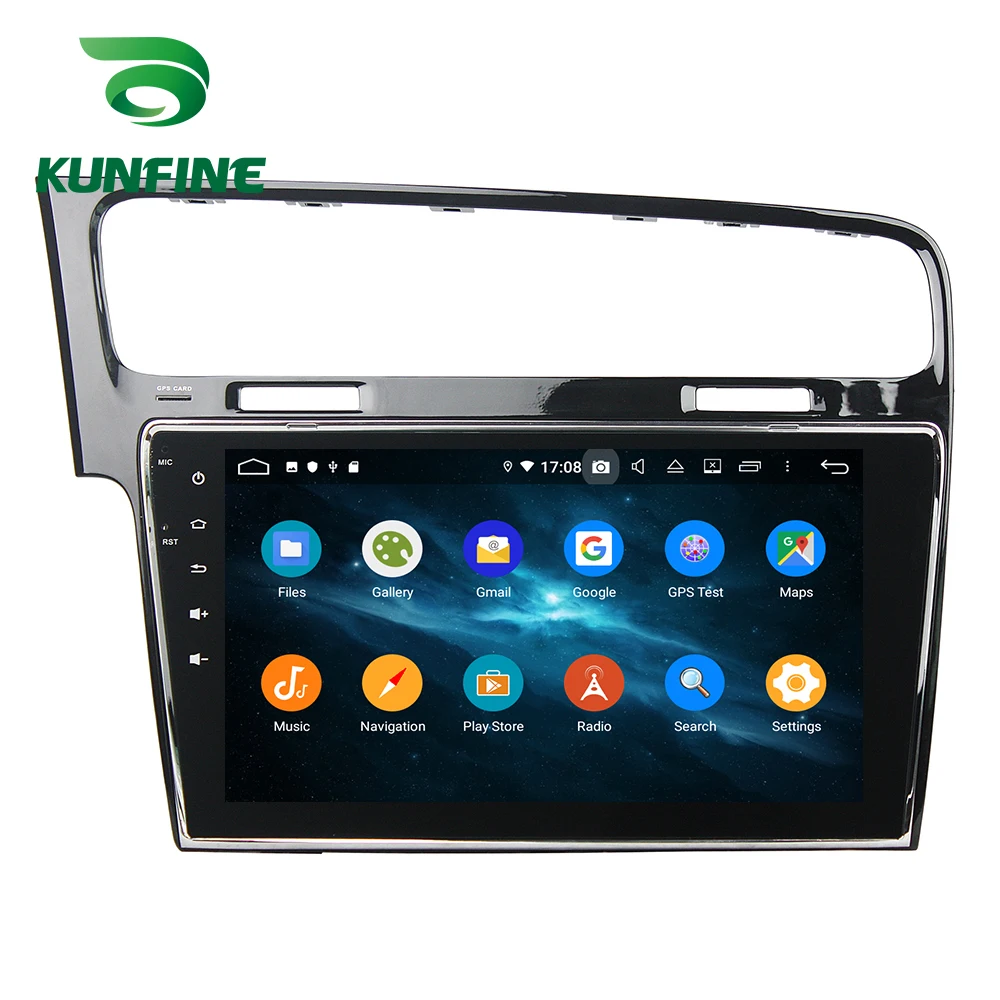 Android 9,0, Восьмиядерный, 4 Гб ОЗУ, 64 Гб ПЗУ, автомобильный DVD, gps, мультимедийный плеер, стерео, без Дека, для VW Golf 7, 2013-, радио, wifi