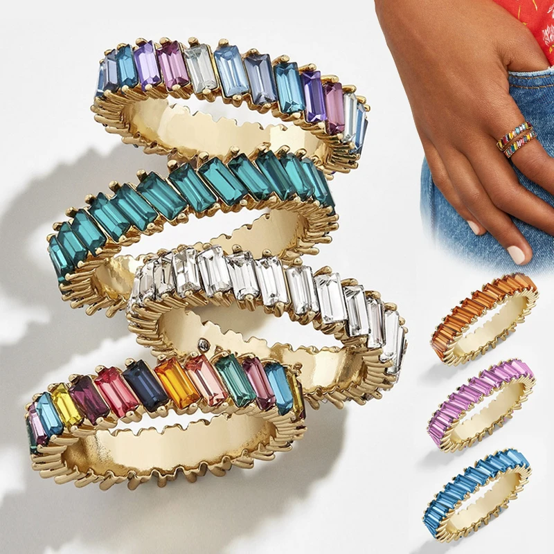 Инкрустированные цветные стразы вечерние подарки очаровательная пара ювелирных