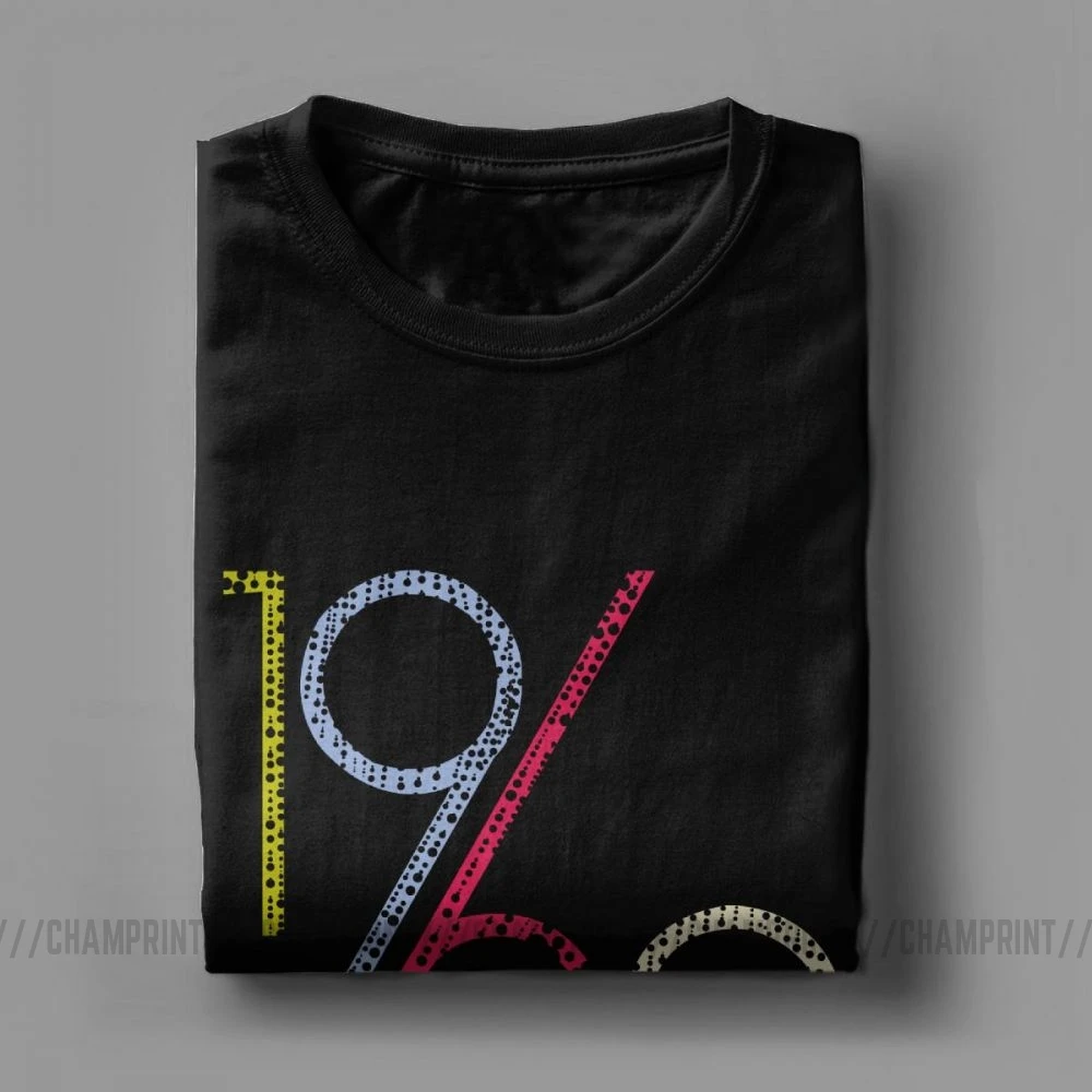 Мужская футболка с круглым вырезом из натурального хлопка коротким рукавом |