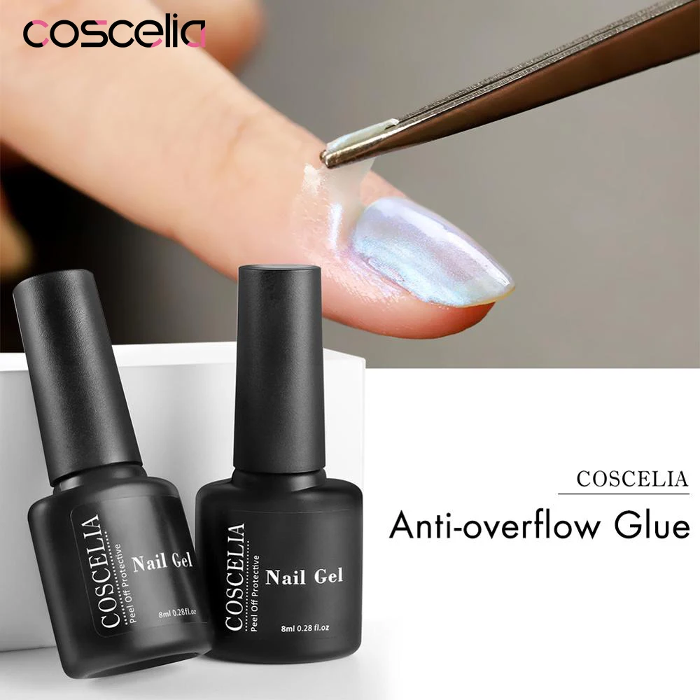 COSCELIA антифриз пилинг для ногтей латекс кутикулы защитный гель лак защита маникюр