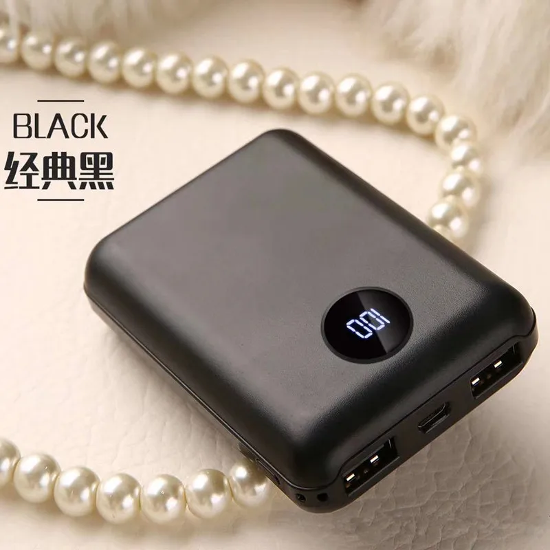 Мини внешний аккумулятор QC3.0 светодиодный дисплей быстрая зарядка PD для Type C