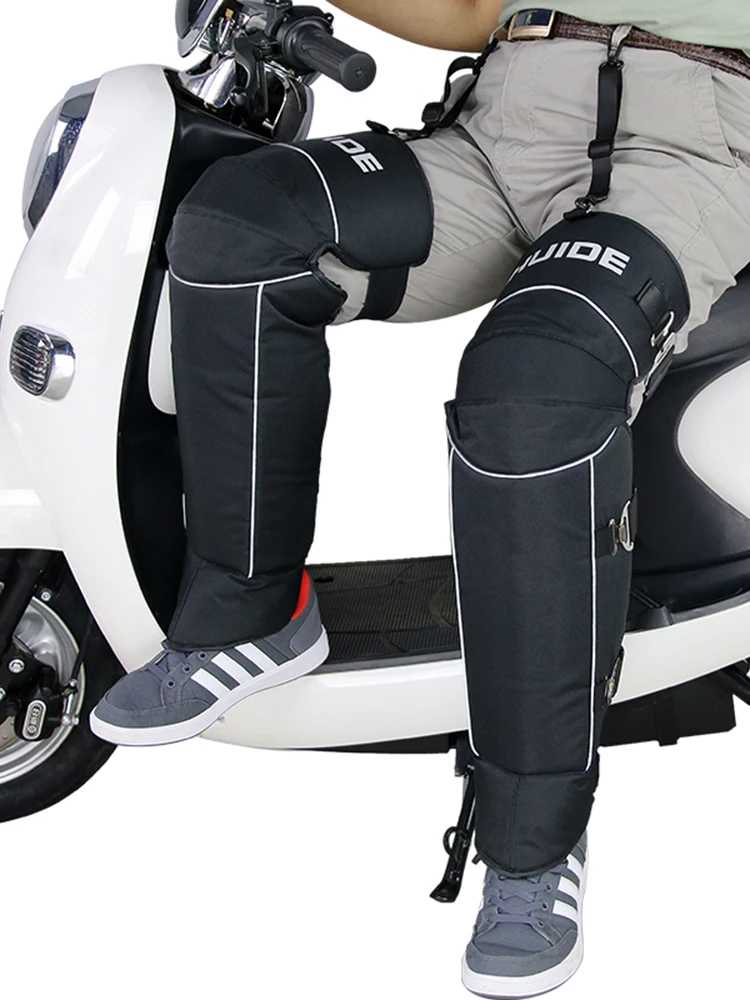 

Motorcycle Warm Knee Pads Warm Protector Thermal Protector Windproof Leg Cover for Electric Bikes Outdoor Winter Cover