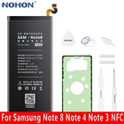 Аккумулятор NOHON для Samsung Galaxy Note 3 4 8 Note3 NFC N9000 Note4 N9100 Note4 N910X Note8 N9500