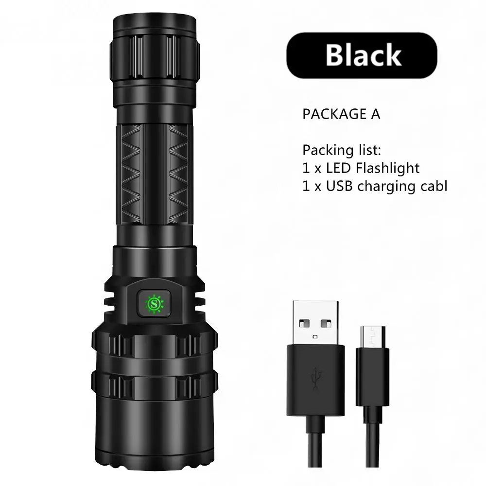 PACKAGE A-1 Alonefire G200 80000LM мощный XHP50.2 тактический светодиодный фонарик Xlamp водонепроницаемый фонарь ультра яркий фонарь кемпинг - Испускаемый цвет: PACKAGE A-1