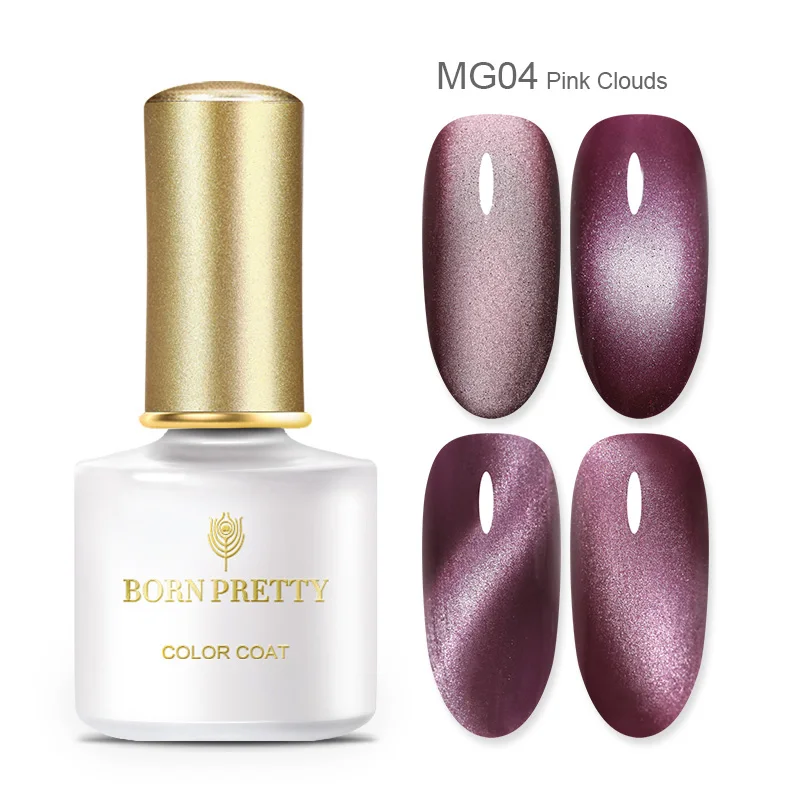 BP-MG04 BORN PRETTY Гель-лак для ногтей с эффектом «кошачий глаз» лак 9D магнитный лак Сияющий лазер магнит замочить от УФ-гель маникюр Дизайн ногтей - Цвет: BP-MG04