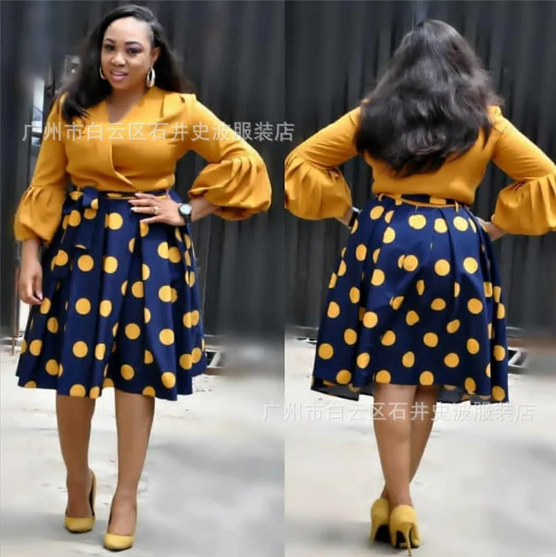 Новинка 2019 летнее элегантное модное стильное платье из полиэстера в африканском