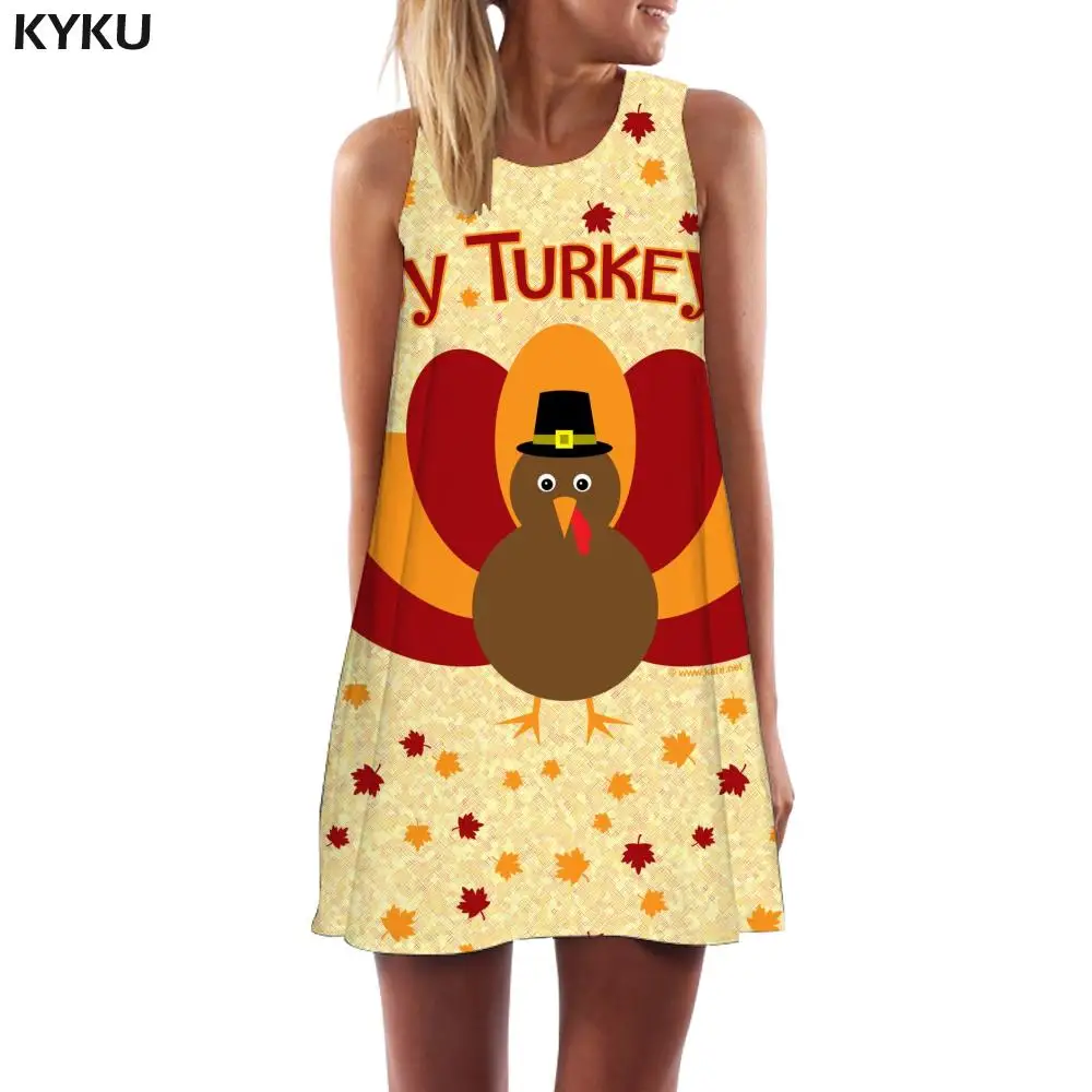 

Женское пляжное платье в стиле «хип-хоп» KYKU, летнее платье без рукавов с принтом в виде кленовых листьев, платье в стиле бохо,