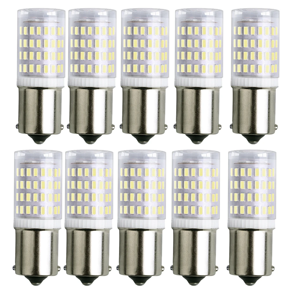 

10X 3014 80smd 1156 Ba15s P21w 1157 Bay15d P21/5w Led for Car Auto Brake Lamp 12v Turn Signal Light Red Amber Reversing Lights