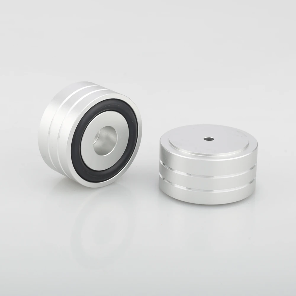 4pcs Audiocrast FT4020G/B/S 40x20mm Aluminum HIFI AMP Speaker Isolation Stand Turntable DAC Feet Pad gold silver black - купить по