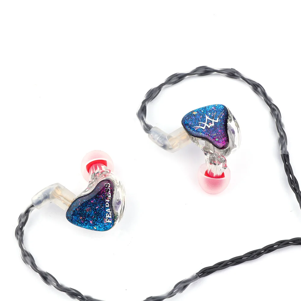 Бесстрашный аудио Текила 1DD + 6BA Гибридный Драйвер In-ear наушники с 8 мм двумя