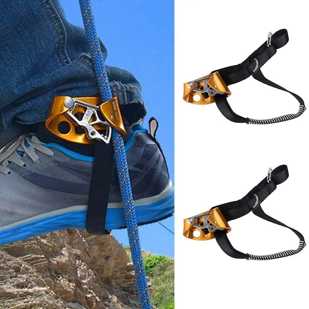 

Outdoor Right Foot Climber Ascender Foot Ascender Mountaineering Equipment Climbing Ascender Rock G2L0