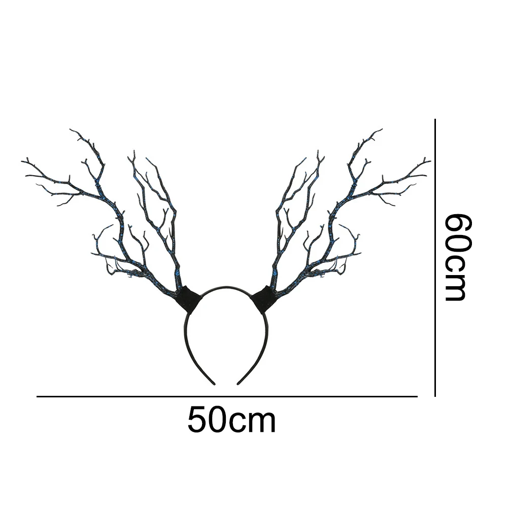 

Unisex Funny Accessory Stage props headband Christmas Tree Elk antler headdress Xmas House Party Exaggerated Headband