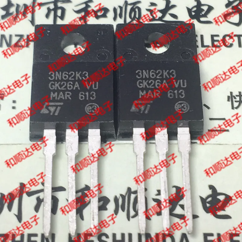 

10pcs/lot 3N62K3 STF3N62K3 New Spot TO-220F