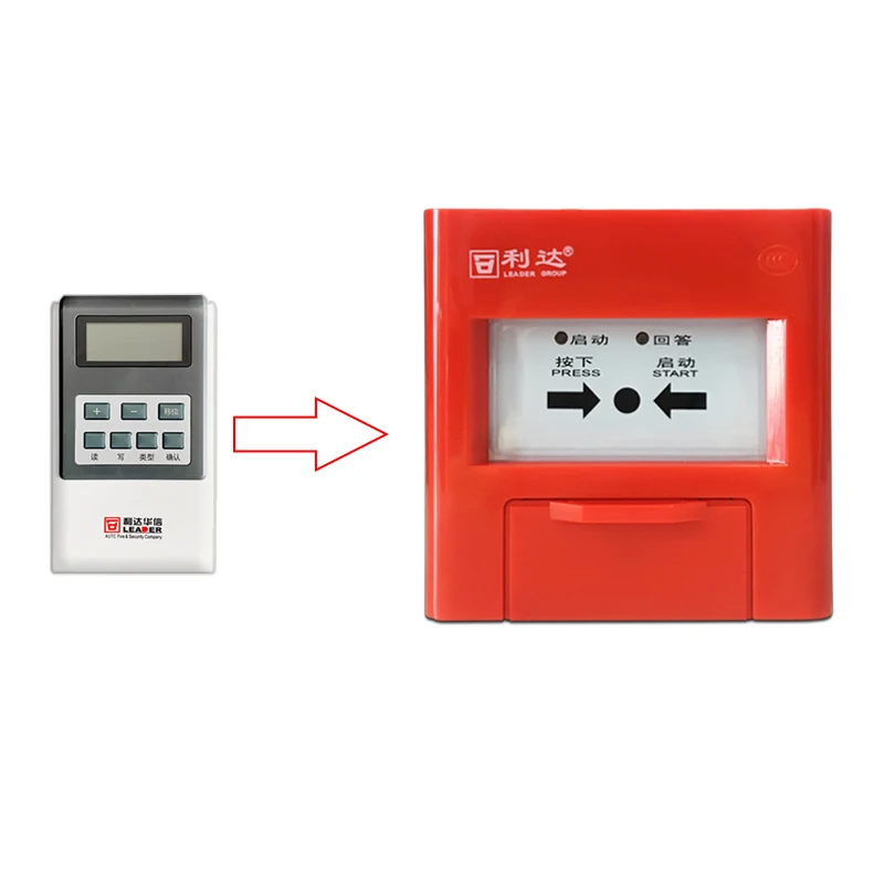 Пожарный гидрант Аварийная Кнопка обычная ручная точка вызова красный цвет