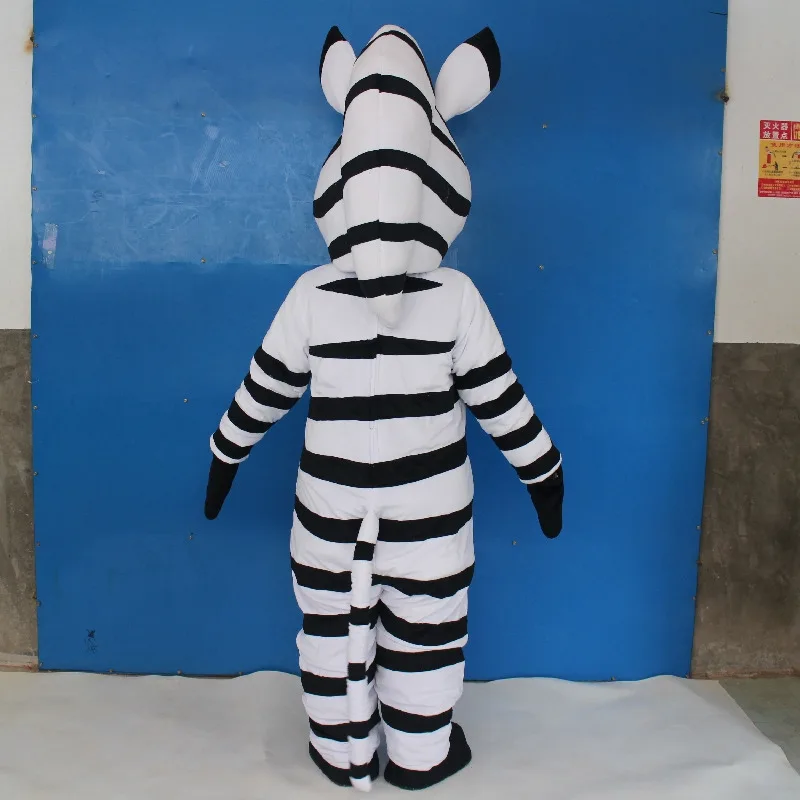 Костюм талисман Зебра костюм для косплея вечеринки игры наряды одежда карнавала