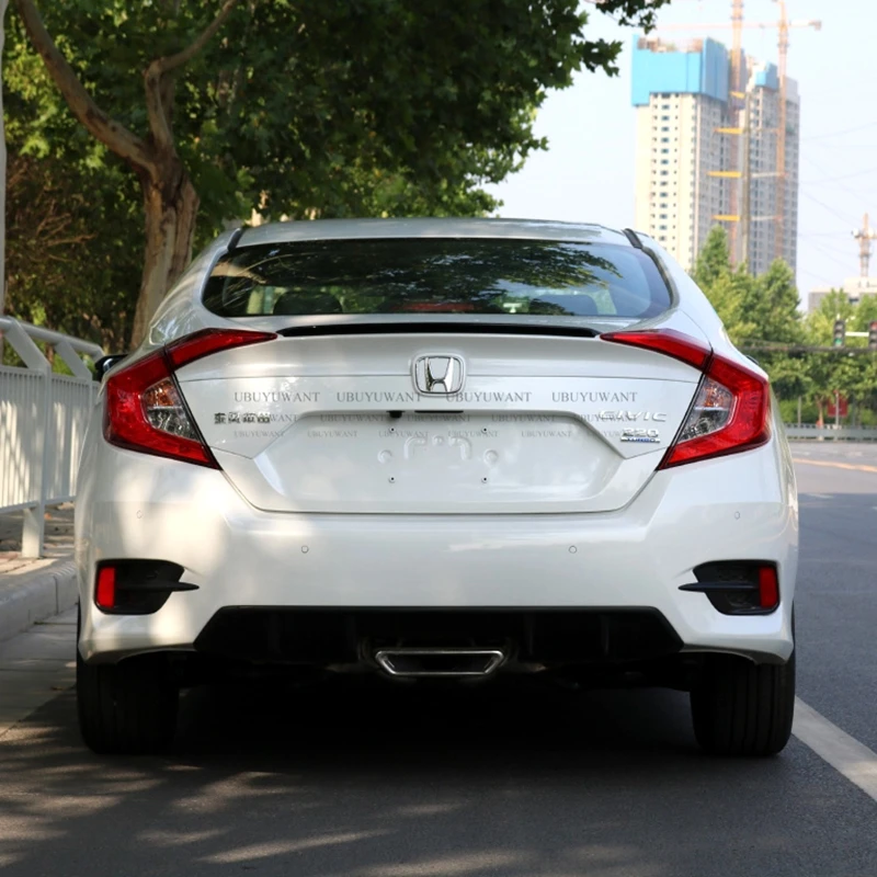 Для Honda Civic 2015 2016 2017 2018 задний спойлер багажника высокое качество абс материал