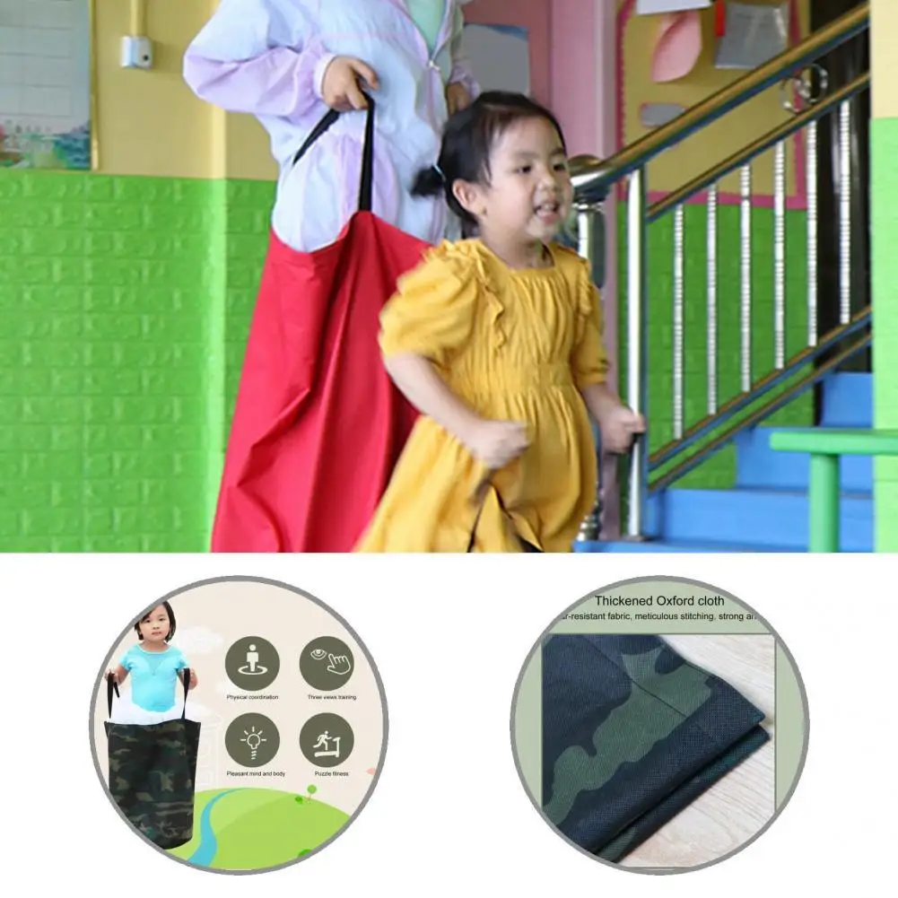 

Lightweight Useful Sack Race Bag Goods Double Bottom Jumping Bag Meticulous Workmanship for Family