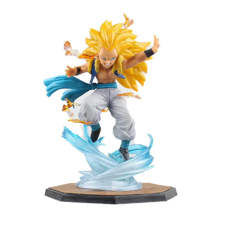 

Dragon Ball Z 16cm Gotenks F.Zero Figure Super Saiyan Three Toys Dragon Ball Super Anime Goku Figurine Collectible Toys