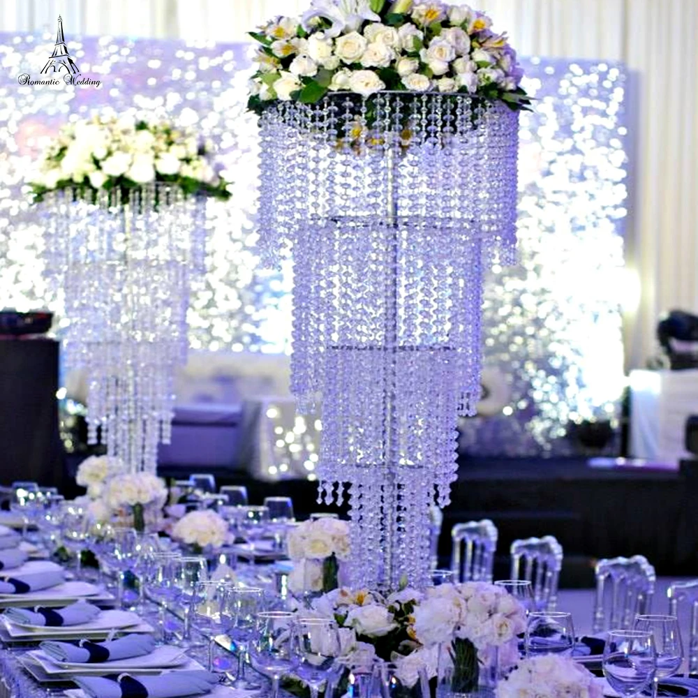 Романтический свадебный металлическая подставка для цветов в рулоне с 4 слоя