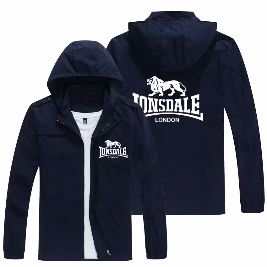 

spring and autumn men's Outdoor Waterproof Parka Jacket air windbreaker with hood men's fashion casual light zipper coat