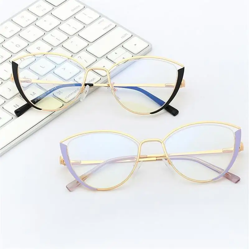 Очки для чтения женские кошачий глаз от 0 до + 600