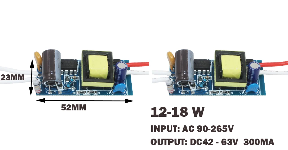 1-3W 4-7W 8-12W 12-18W 18-24W 25-36W LED driver power supply built-in constant current Lighting Transformers for DIY light | Лампы и