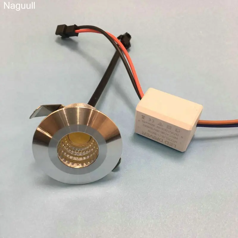 

12pcs/lot W 3W Projector Small Spotlight led Spot Down lights Lamp with Power Supply 110/220v Showcase Jewery Cabinet Lighting