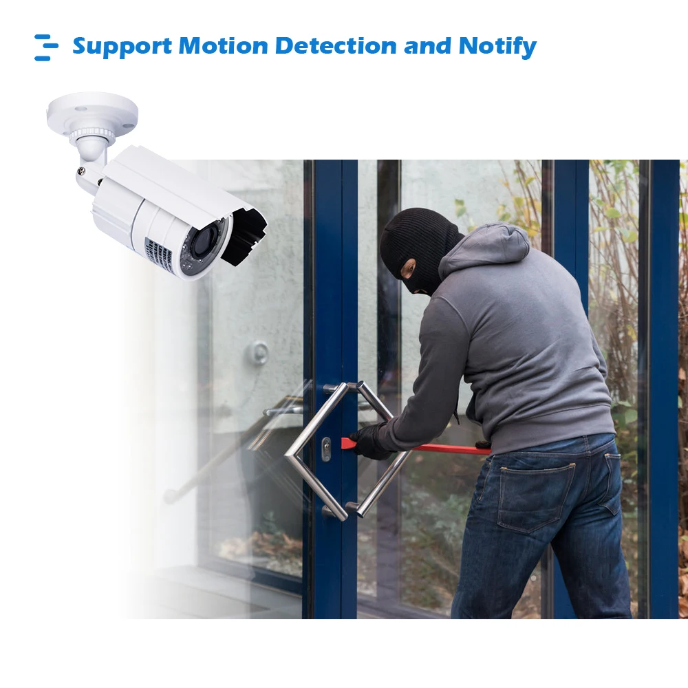 Камера видеонаблюдения AVATA 1080P 2 МП HD IP67