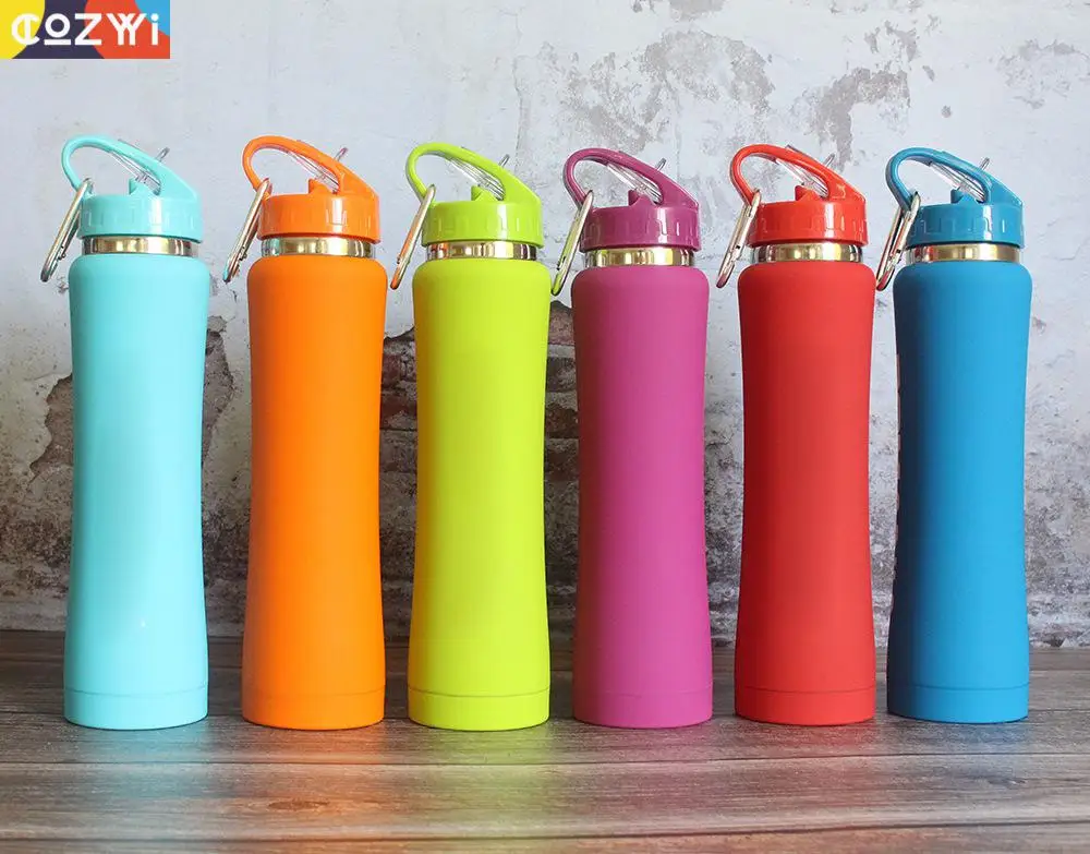 Портативная Термокружка Termos для воды вакуумная кружка 500 мл с соломинкой легкая