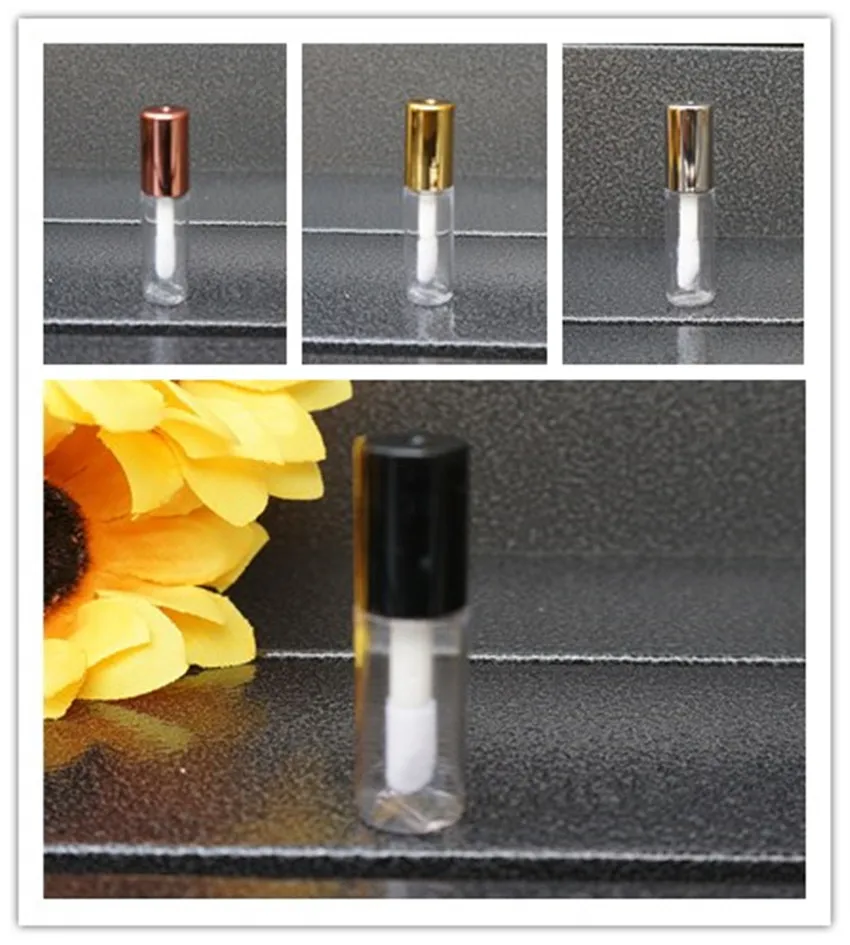 

500PCS Empty Mini Cosmetic Lip Gloss Tube Mini Lip Gloss Bottle Lip Balm Containers For Cosmetics Plastic Lipgloss Container