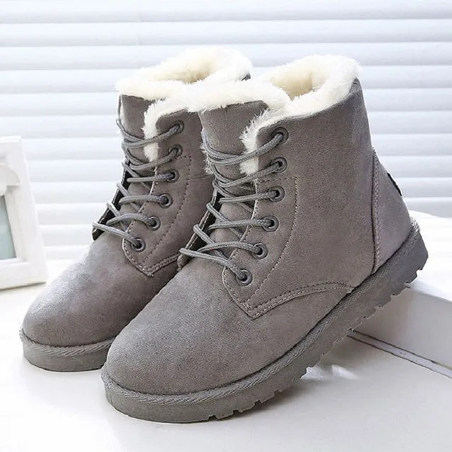 9038Gray Женские ботинки; коллекция года; модные зимние ботинки; женская обувь; новые женские зимние ботинки; теплые женские ботильоны на меху; зимняя обувь; Botas Mujer - Color: 9038Gray