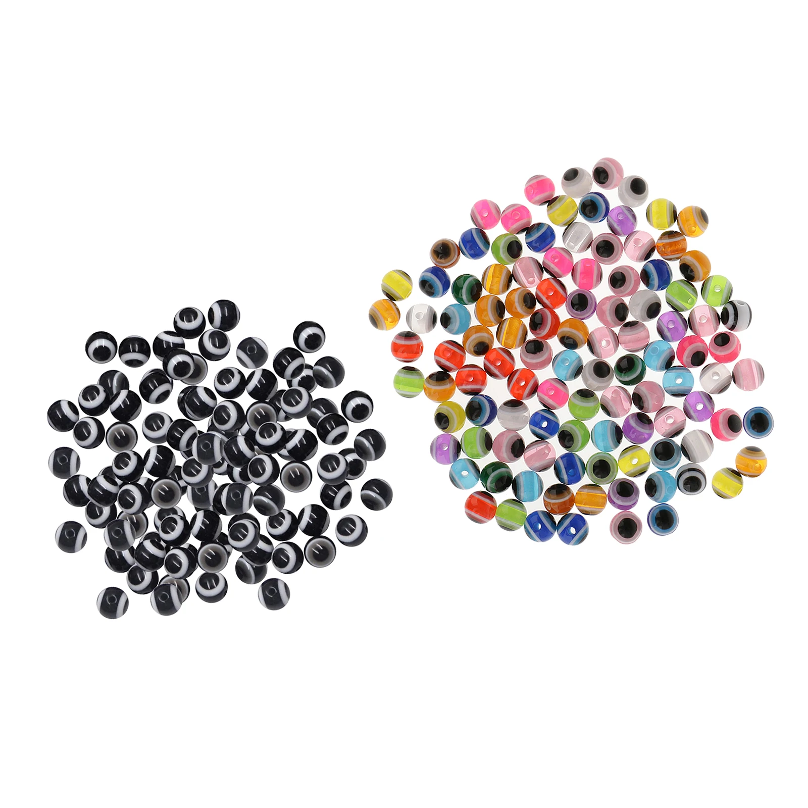 

100pcs Fly Tying & Flies Fishing Beads,Fishing Tackle Resin Bright Fishing Beads Bulk Kit, Fishing Tackle Tools Egg for Rig