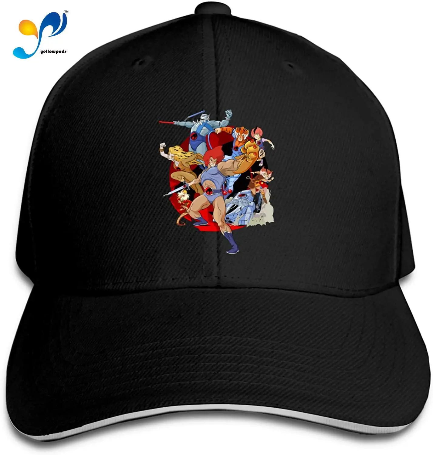 

Thunder-Cats Unisex Sandwich Baseball Cap Adjustable Snapback Hat Casquette