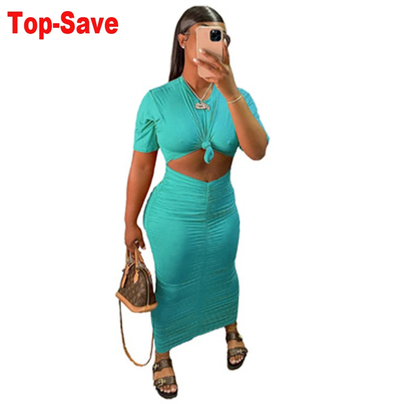 

Модный топ с короткими рукавами; Пикантные вечерние комплекты из 2 предметов для ночного клуба; Женские комплекты; Плиссированная юбка-карандаш с высокой талией; Комплекты из двух предметов