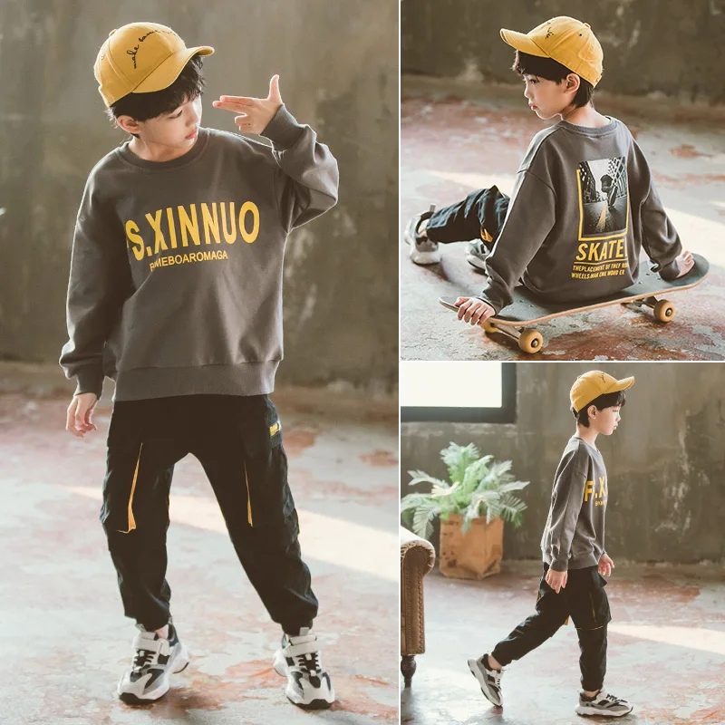 

Fashion Baby Boy Winter Clothes Set Long Sleeve Boys Boutique Outfits 2piece Set Tracksuit Ropa Baby Nino Children's Sets BE50DD