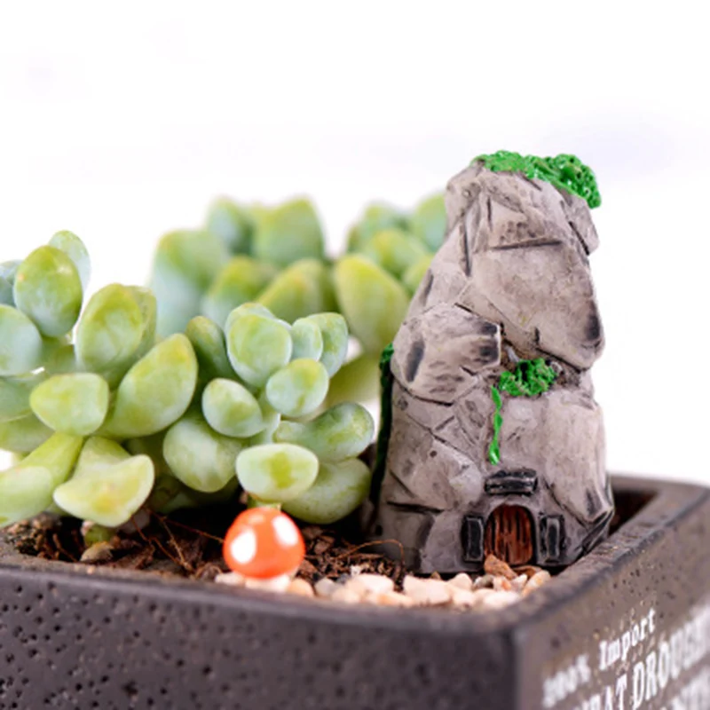 Замок дом башня Rockery Rockwork Модель маленькая статуя фигурка ремесла орнамент