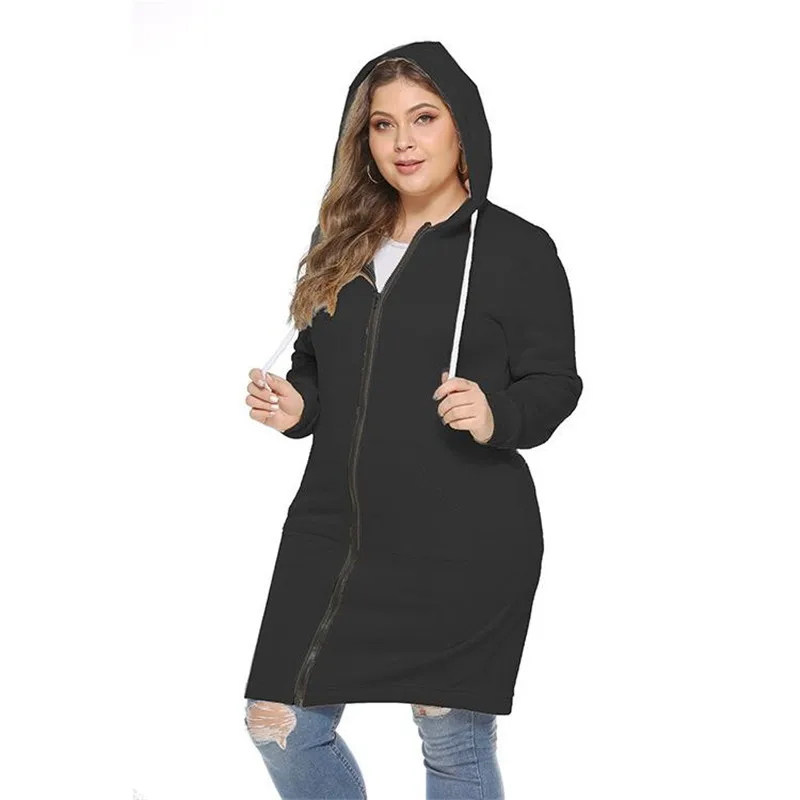 Black COCOEPPS, осень, женское платье большого размера, повседневное, пэчворк, 5XL, 6XL, большой размер, платье на молнии, женская одежда, большой размер, Vestidos - Цвет: Black