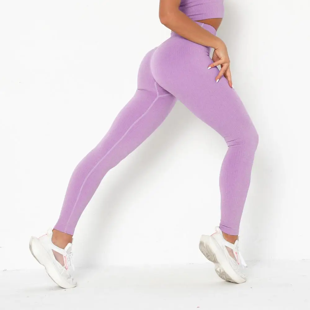 Женские Бесшовные Леггинсы с высокой талией для занятий йогой|Штаны йоги| |
