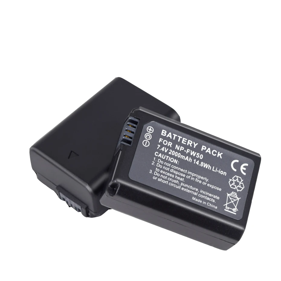 7 4 V 2000 мА/ч NP FW50 Батарея AKKU для sony NEX 5N 5R F3 3D Alpha a5000 a6000 DSC RX10 7R|Цифровые аккумуляторы| |