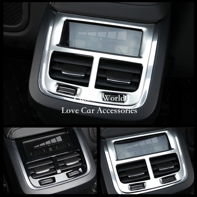 Наклейки из нержавеющей стали аксессуары для VOLVO XC60 2018 2019 интерьерная задняя