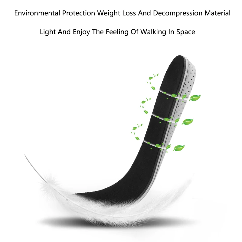 Sunvo Height Increase Invisible Insole for Men Women Get Taller Heighten Increased Insoles for Shoes Inserts Foot Pads Cushion